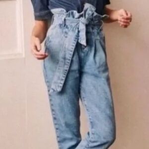 Sezane The Alvin Paperbag Jeans size 4